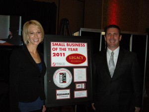 Biz of the Year Legacy Plumbing