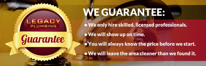 legacy-gaurantee legacy plumbing guarantee